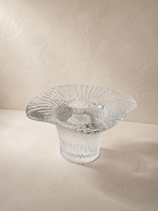 Pukeberg Sweden Glass Candlestick