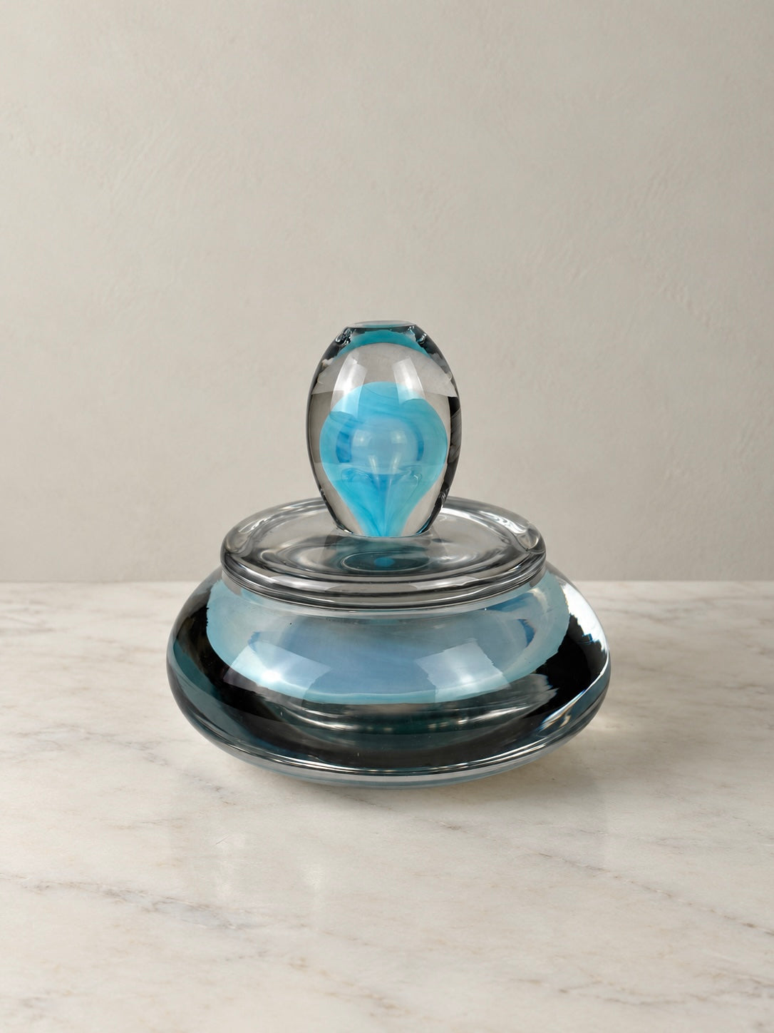 Murano Art Glass Dish and Cover
