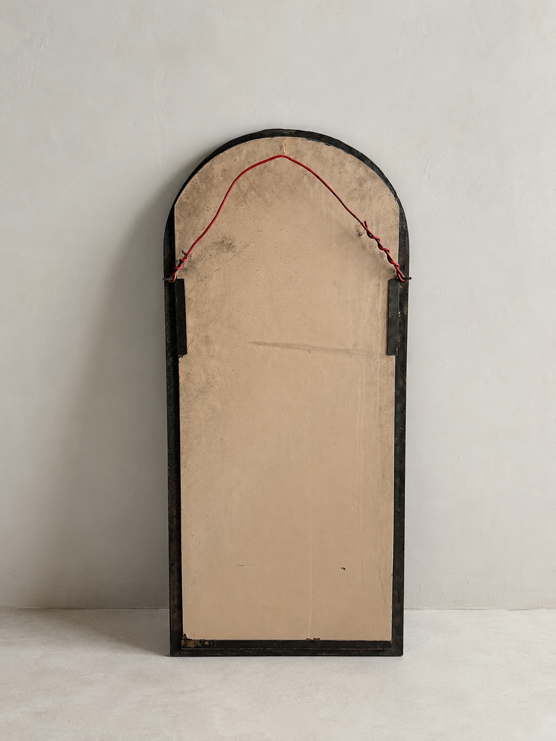 French Wrought Iron Arched Mirror