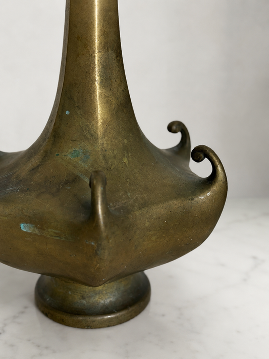 Antique Japanese Bronze Vase
