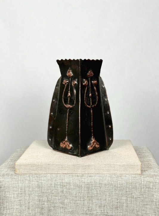 Arts & Crafts Copper Vase