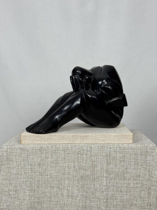 Large Modernist 'The Weeping Man Sculpture