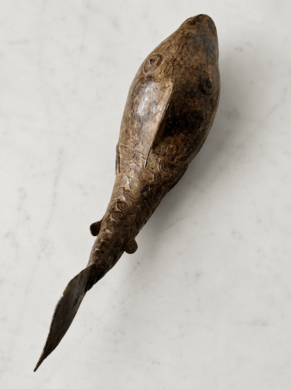 Burkinabé Bronze Fish Sculpture, Burkina Faso