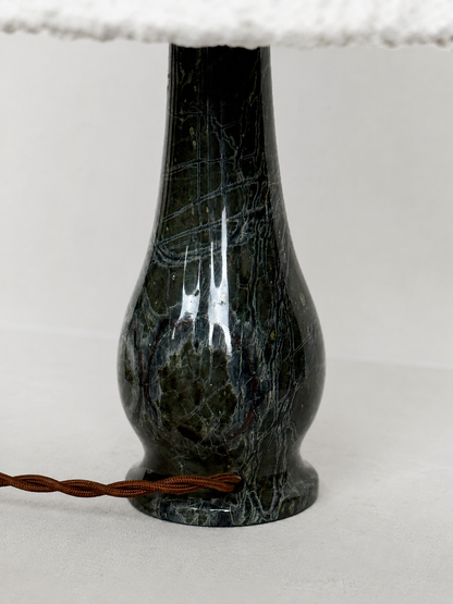 Serpentine Stone Table Lamp