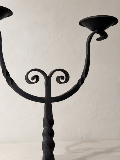 French Wrought Iron Candelabra