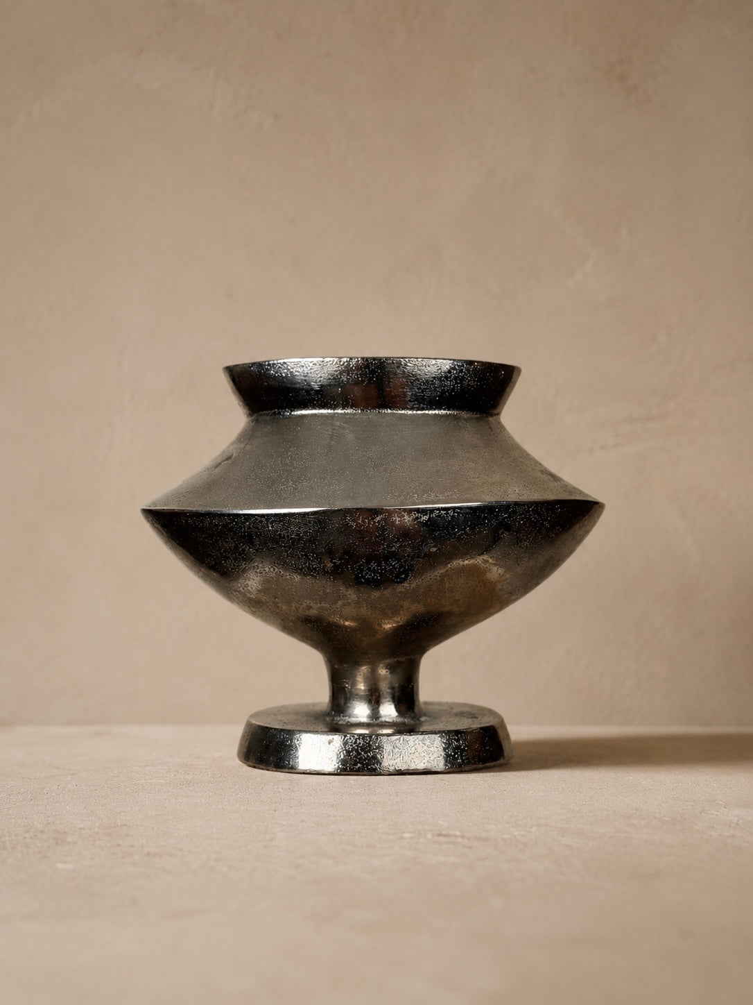 Modernist Cast Aluminium Vase