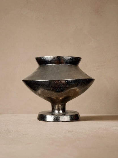 Modernist Cast Aluminium Vase