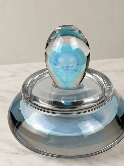 Murano Art Glass Dish and Cover