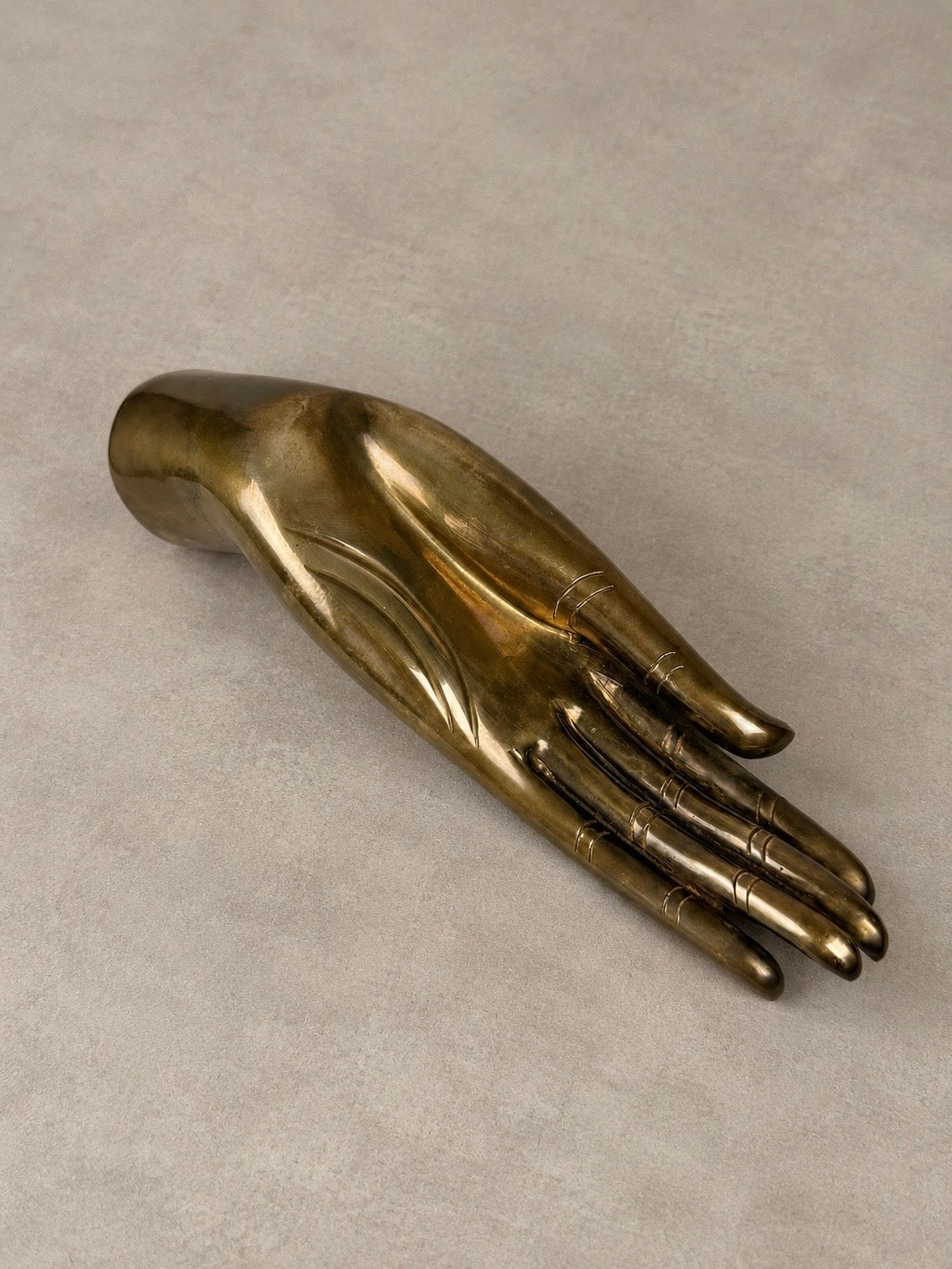Sculptural Brass Hand Sculpture