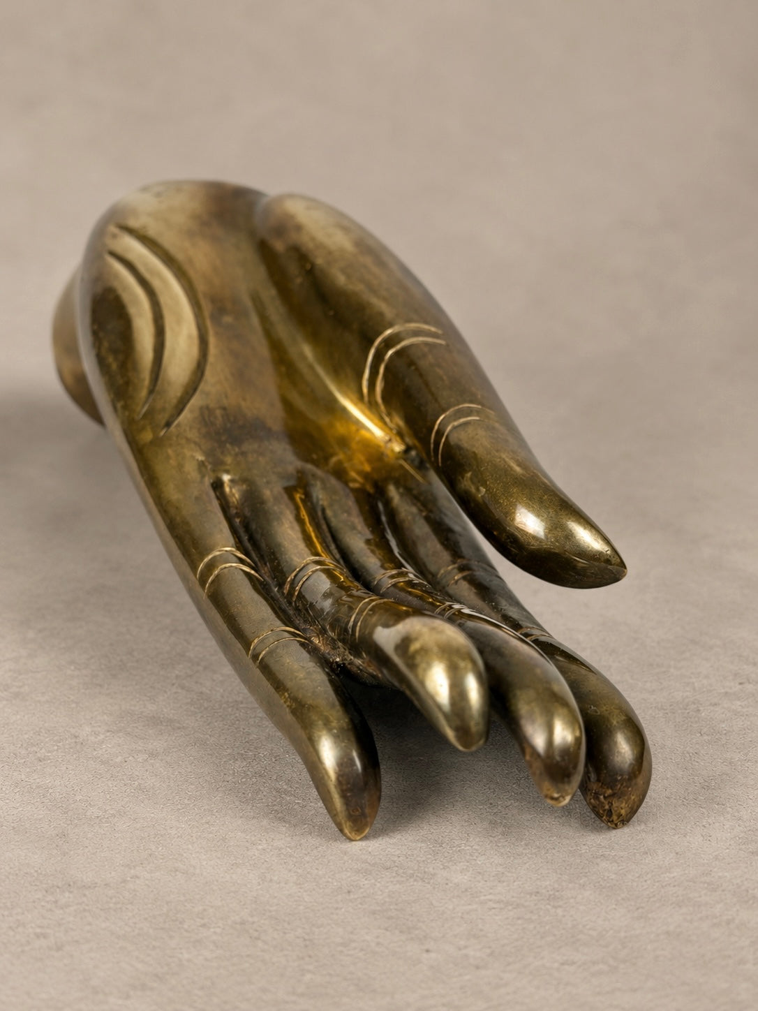 Sculptural Brass Hand Sculpture