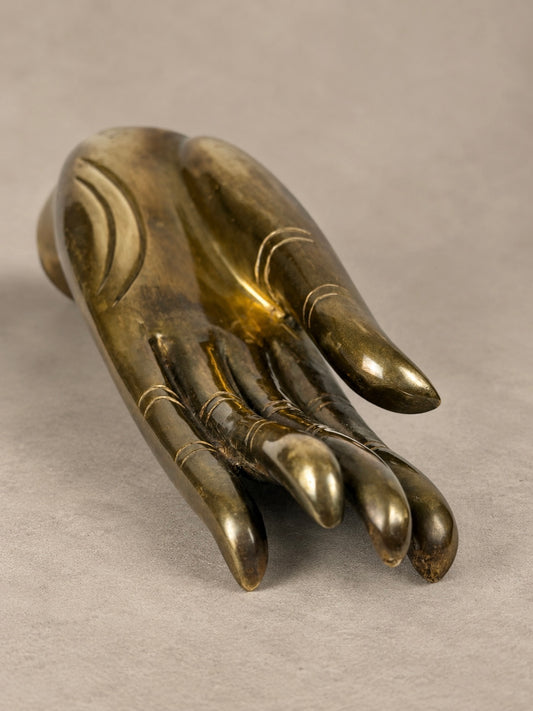 Sculptural Brass Hand Sculpture