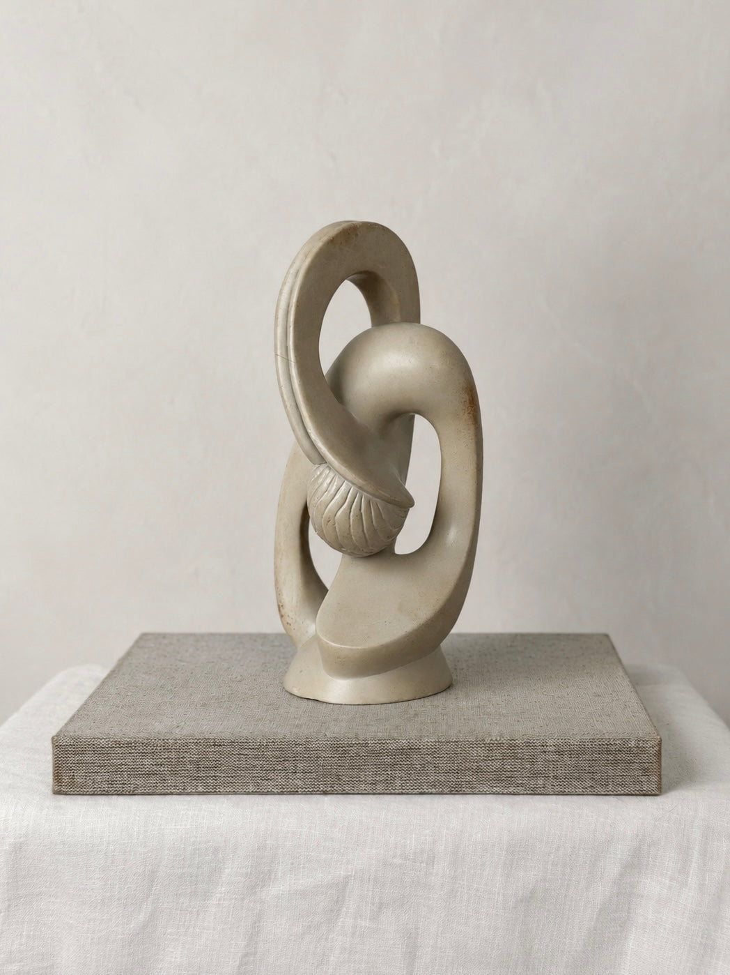 Abstract soapstone sculpture