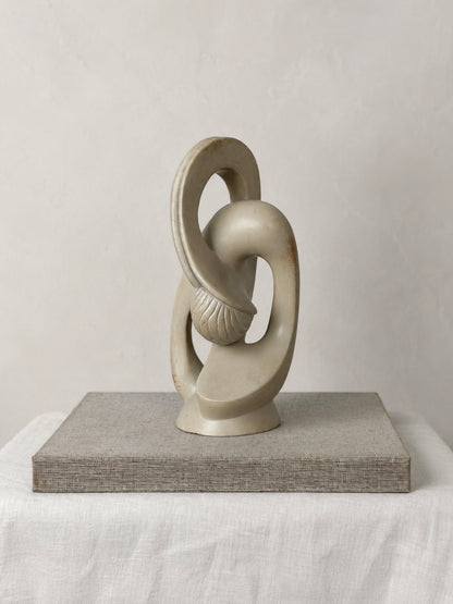Abstract soapstone sculpture