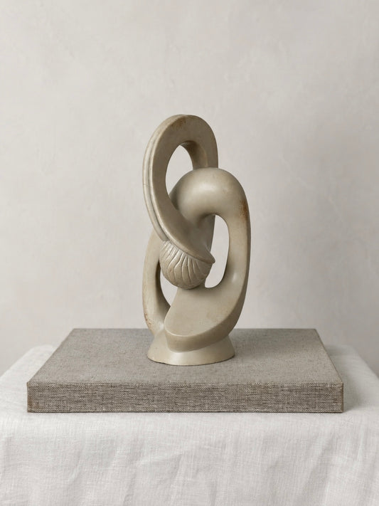Abstract soapstone sculpture