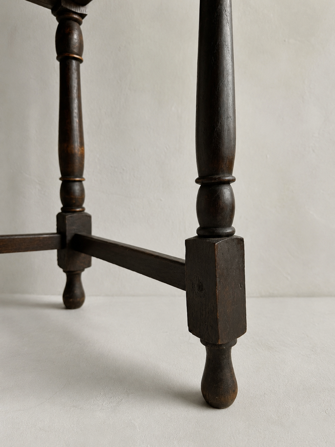 Antique Victorian Oak Green Man Side Table