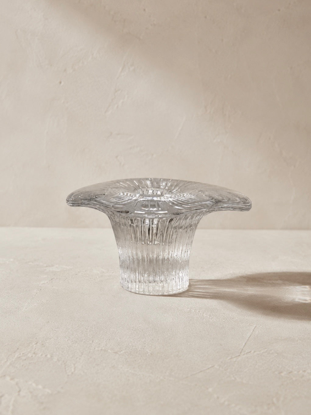 Pukeberg Sweden Glass Candlestick