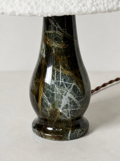 Serpentine Stone Table Lamp
