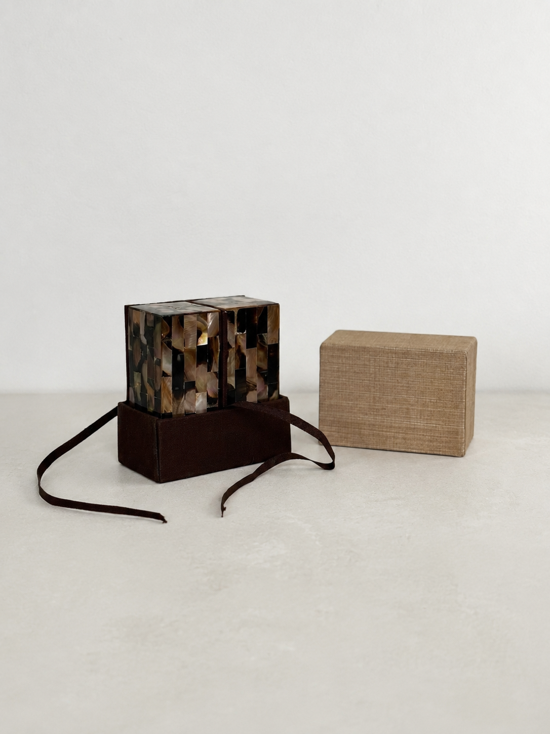 Mother of Pearl Salt and Pepper Shakers