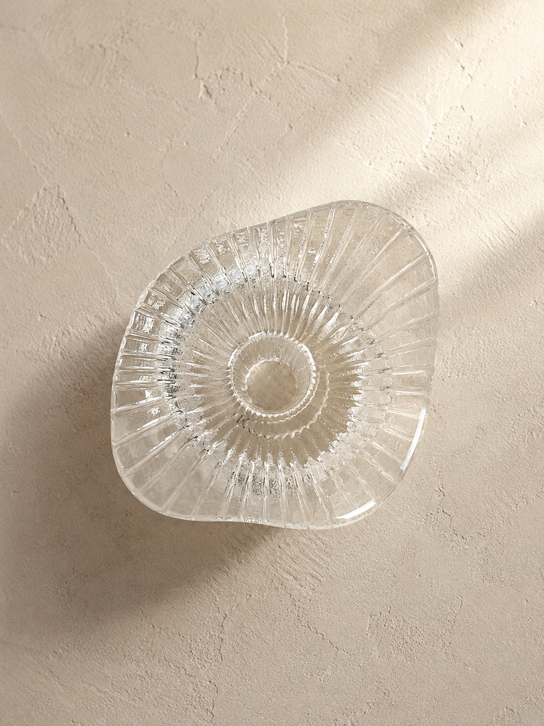 Pukeberg Sweden Glass Candlestick