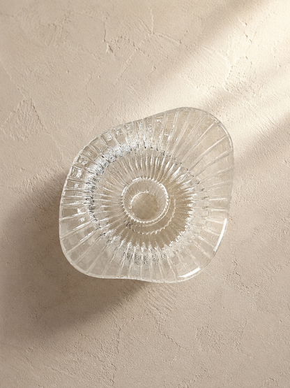 Pukeberg Sweden Glass Candlestick