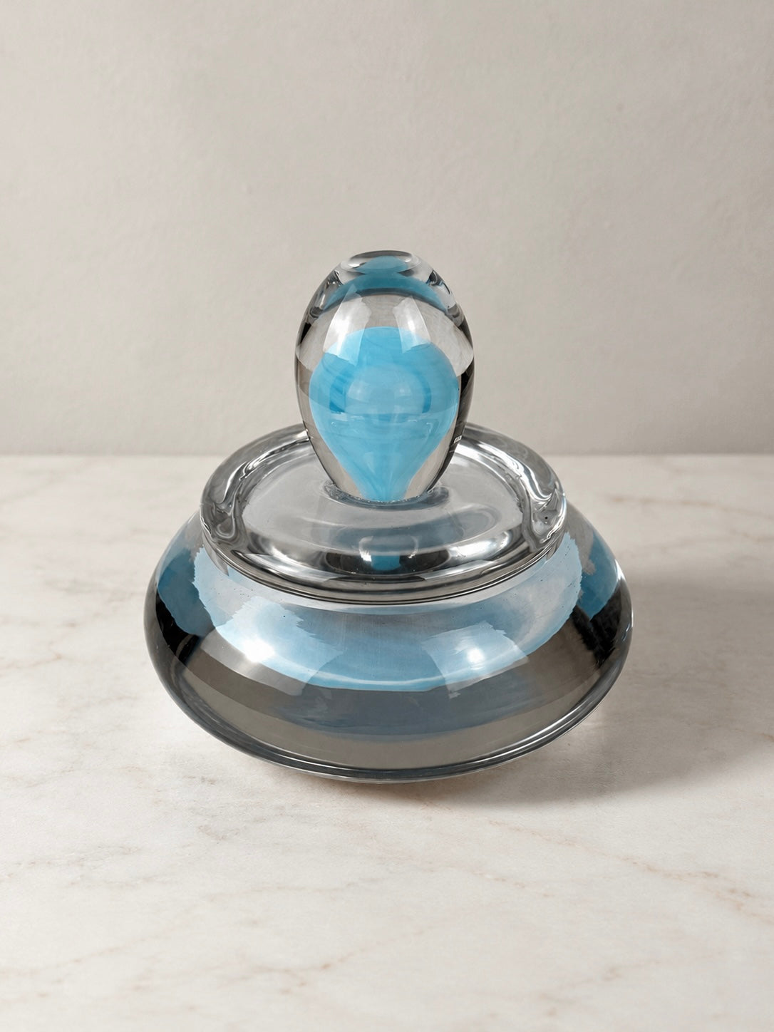 Murano Art Glass Dish and Cover