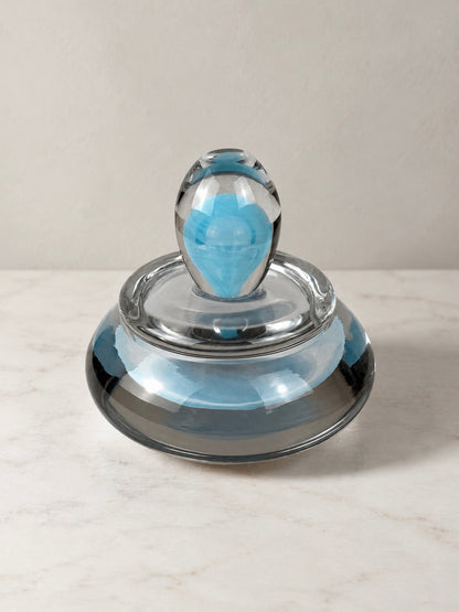 Murano Art Glass Dish and Cover