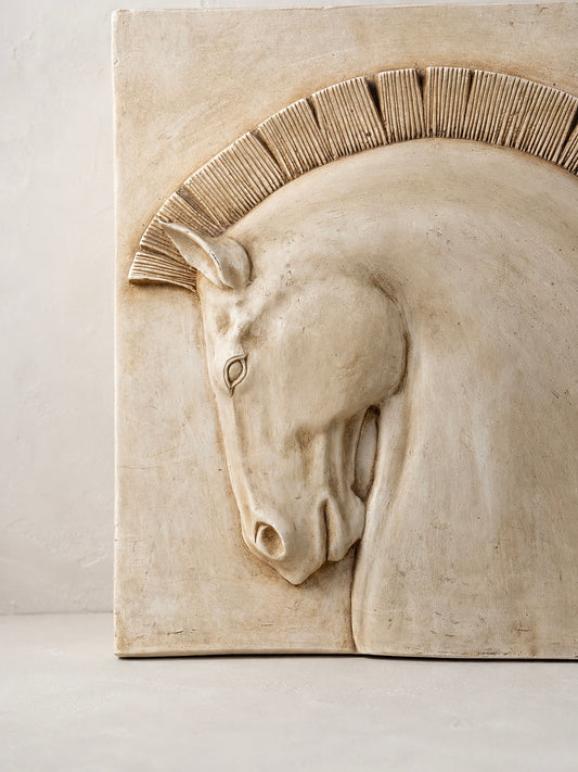 Large Horse Wall Sculpture