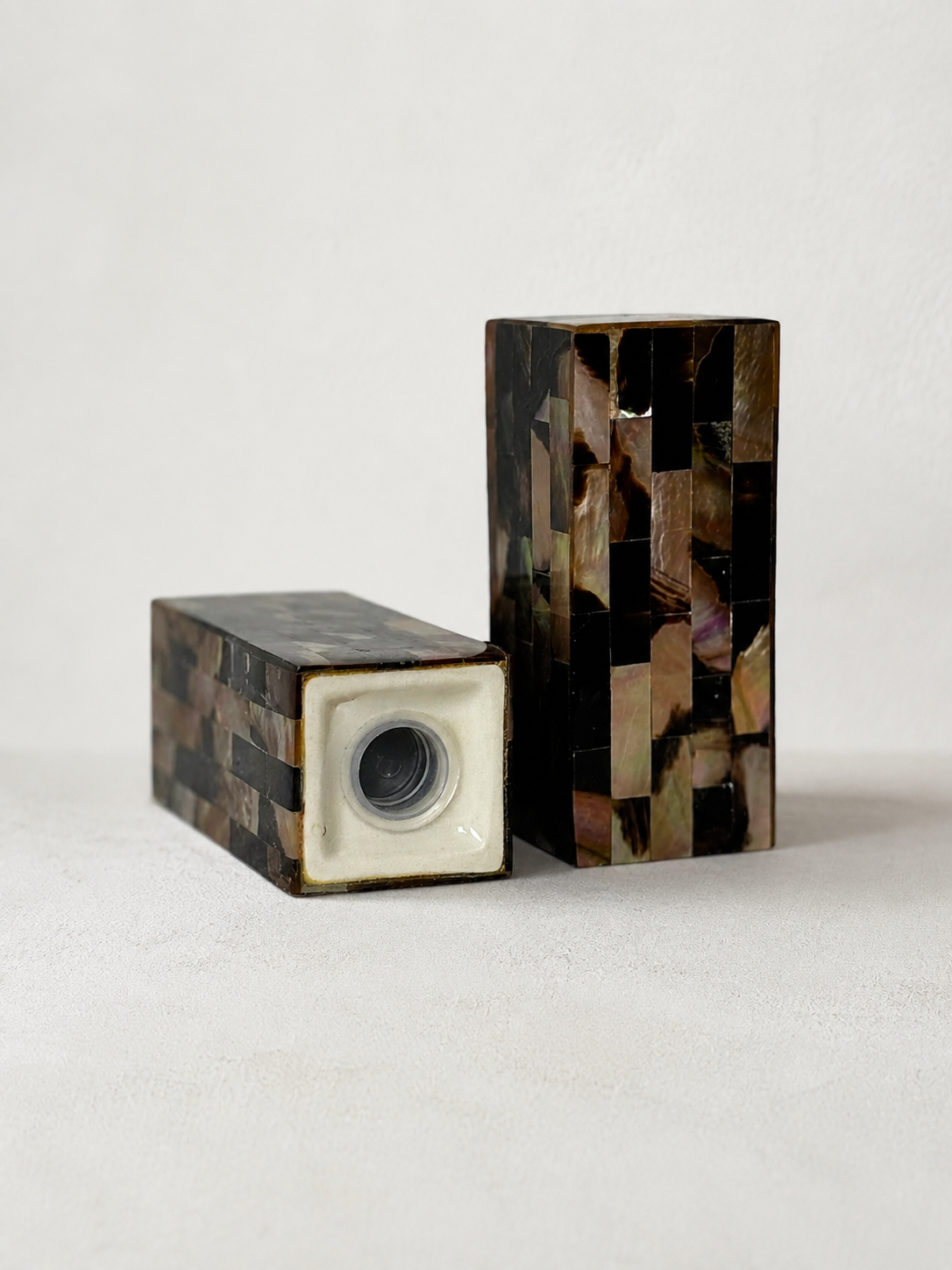 Mother of Pearl Salt and Pepper Shakers