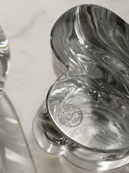 Pair of Baccarat Aladdin Crystal Candlesticks, 1970s