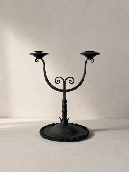 French Wrought Iron Candelabra