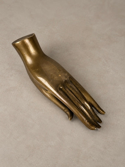Sculptural Brass Hand Sculpture