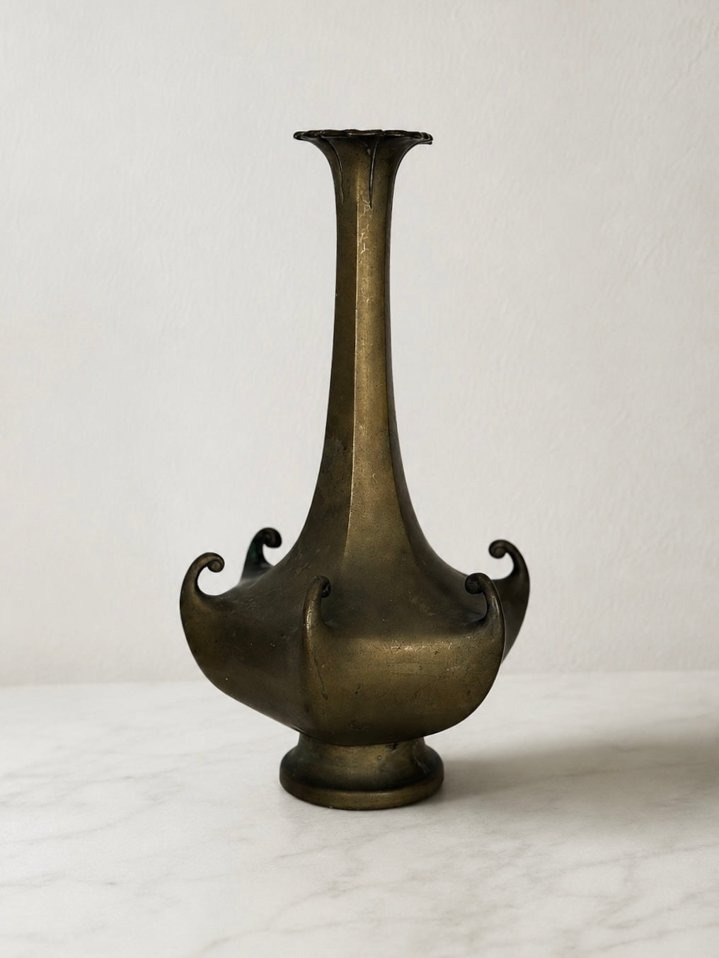 Antique Japanese Bronze Vase