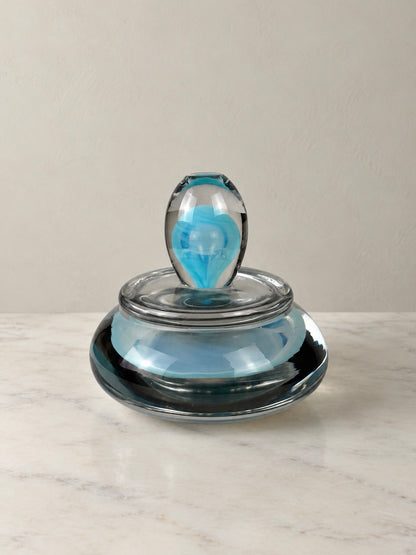 Murano Art Glass Dish and Cover