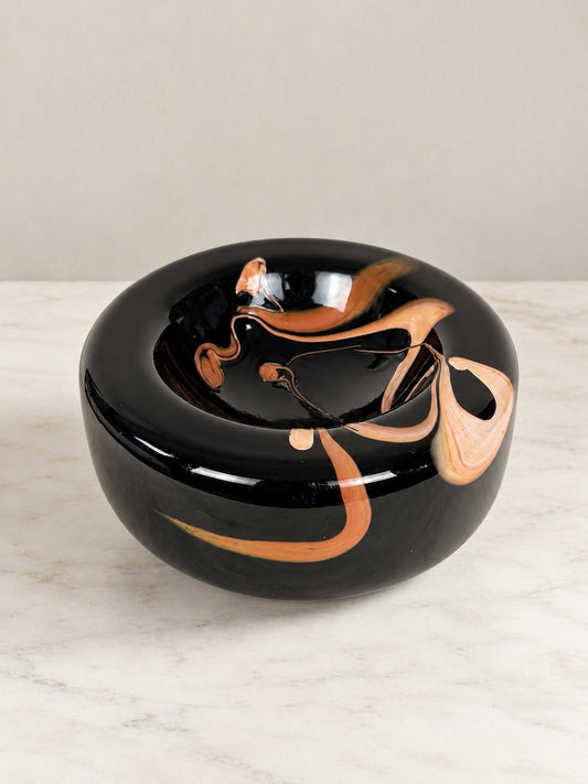 Maure Vieil French Art Glass Vide-Poche