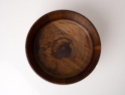 Wooden Pedestal Bowl