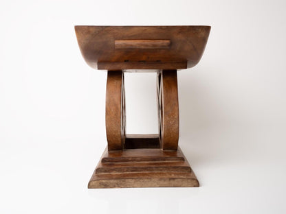 Ashanti Carved Wooden Stool
