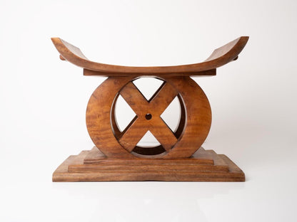 Ashanti Carved Wooden Stool