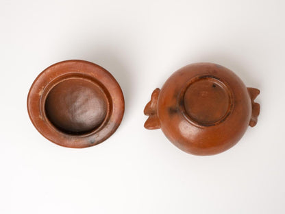 Primitive Sasak Pottery Lidded Pot