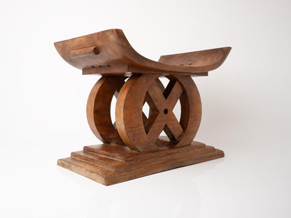 Ashanti Carved Wooden Stool