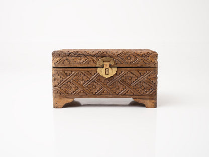 Carved Indian Wood Box