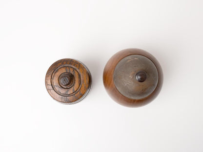 Pair of Antique Tobacco Canisters