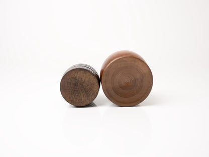 Pair of Antique Tobacco Canisters