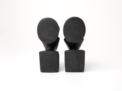 Pair of African Wood Bookends