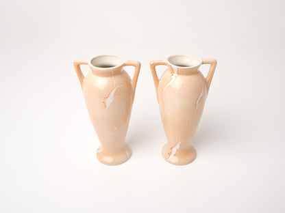 Pair of Art Deco Ceramic Vases