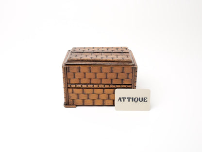Carved Wooden Trinket Box, 1970s