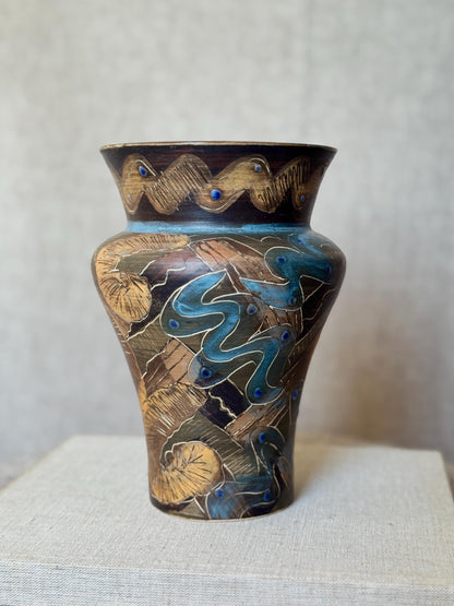 Studio Pottery Vase by Jackie Walton