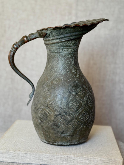 Antique Middle Eastern Ewer, 19th Century