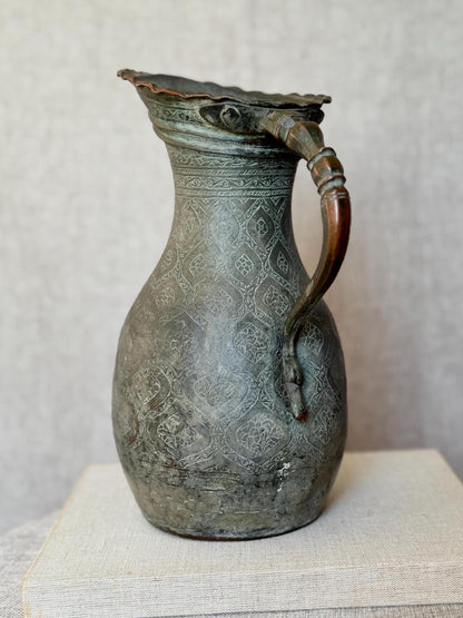 Antique Middle Eastern Ewer, 19th Century