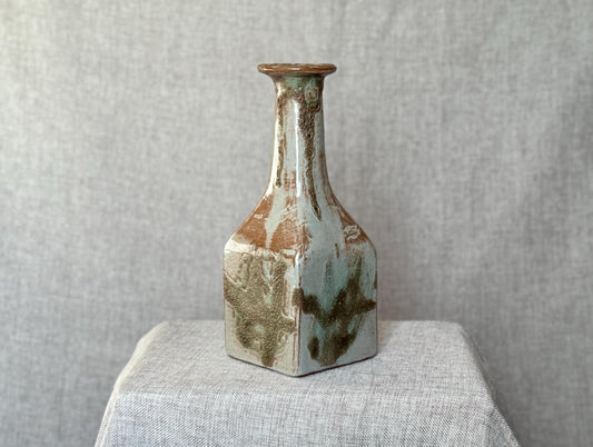 Studio Pottery Ash Glazed Vase