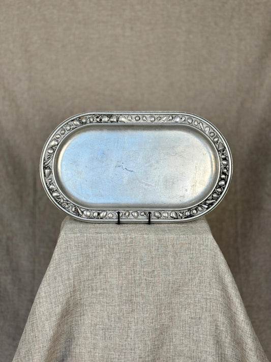 Large Shell Pewter Tray, RWP The Wilton Co